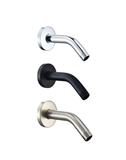 8" Shower Arm in chrome, brushed nickel and matte black. Made from stainless steel