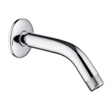8" chrome shower arm