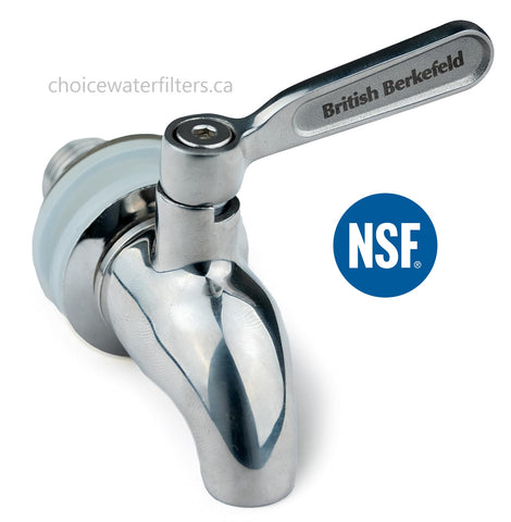 British Berkefeld Stainless Steel Gravity Spigot - Choice Water Filters