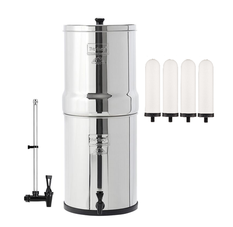 Imperial Berkey Bundle with 4 Ultra Sterasyl Water Filters.