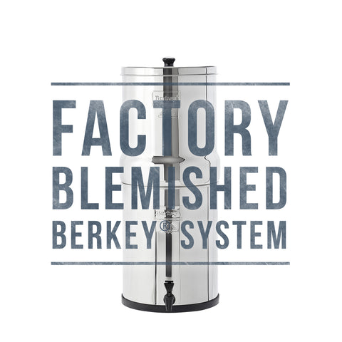 Blemished Big Berkey w/ 2 Berkefeld Ultra Fluoride Water Filters