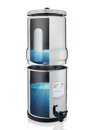 BRITISH BERKEFELD 12L Avec 4 Cartouches Ultra Fluoride - Filtration Eau Neuve