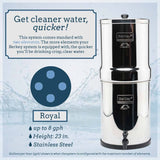 Royal Berkey® System w/4 Black Elements.